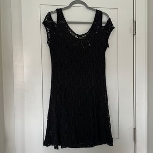 Black free people crochet dress